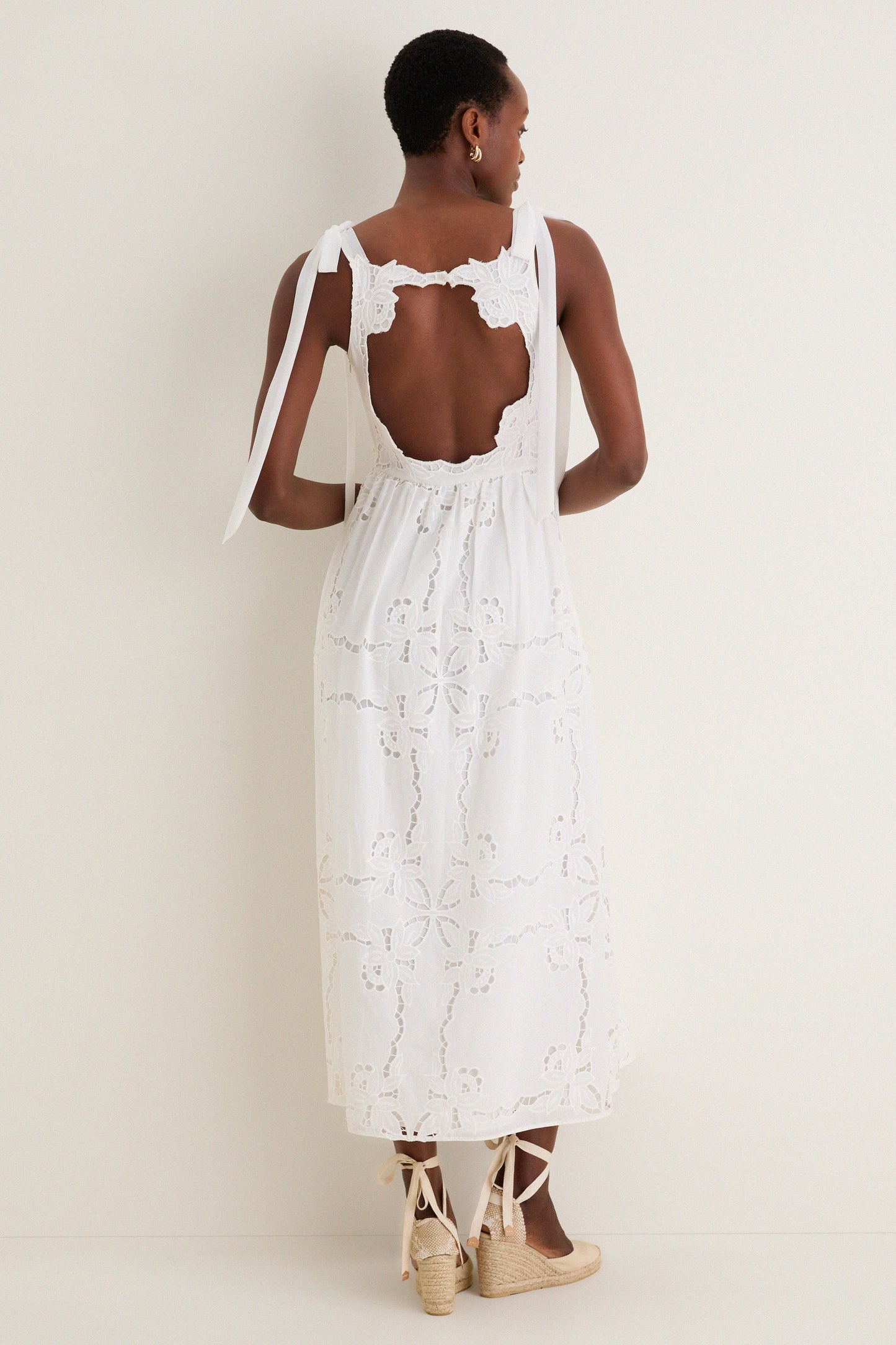 White April Midi Dress