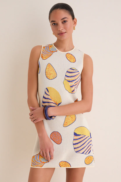 Vibrant Shell Axon Sleeveless Mini Dress