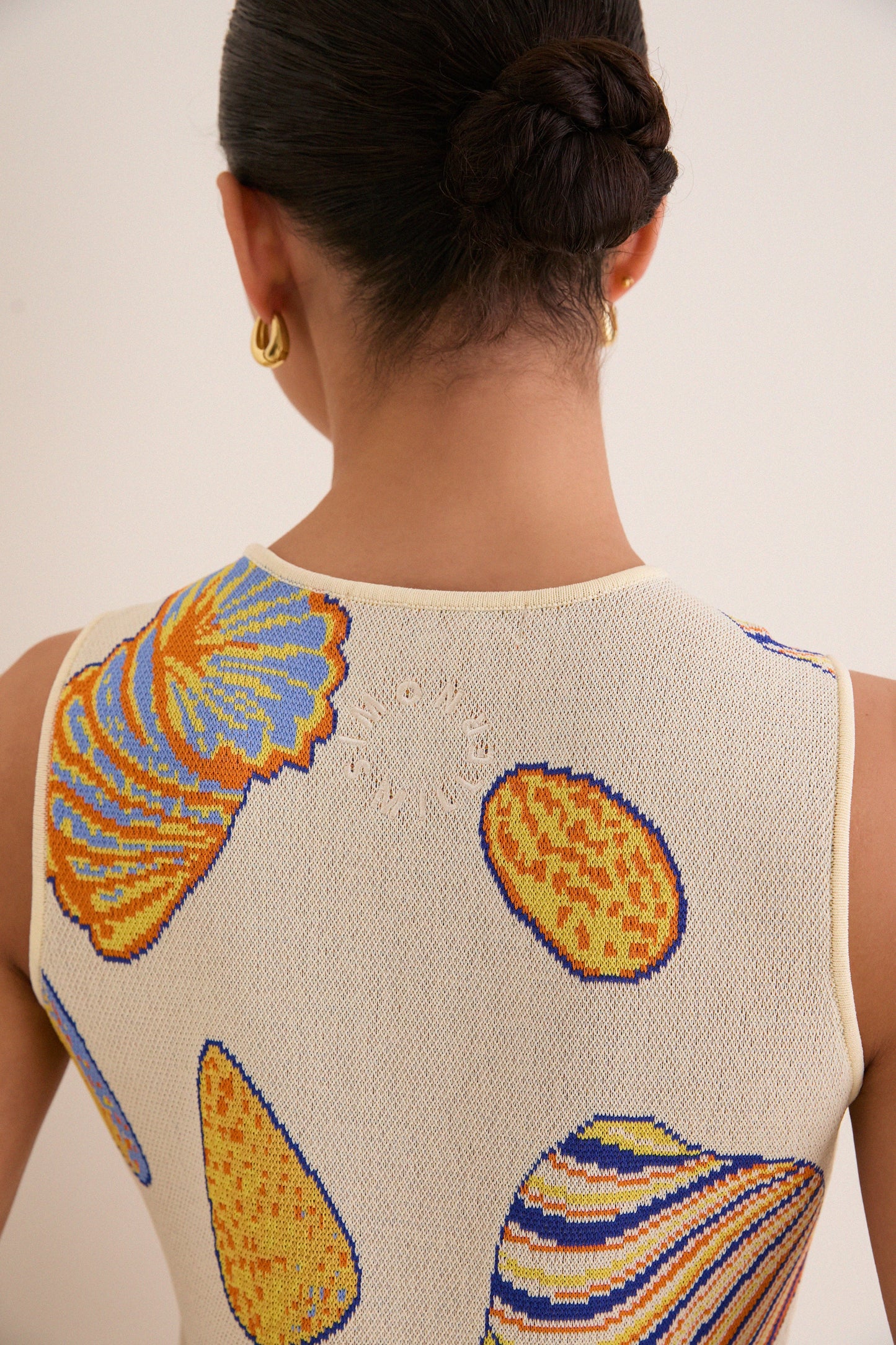 Vibrant Shell Axon Sleeveless Mini Dress