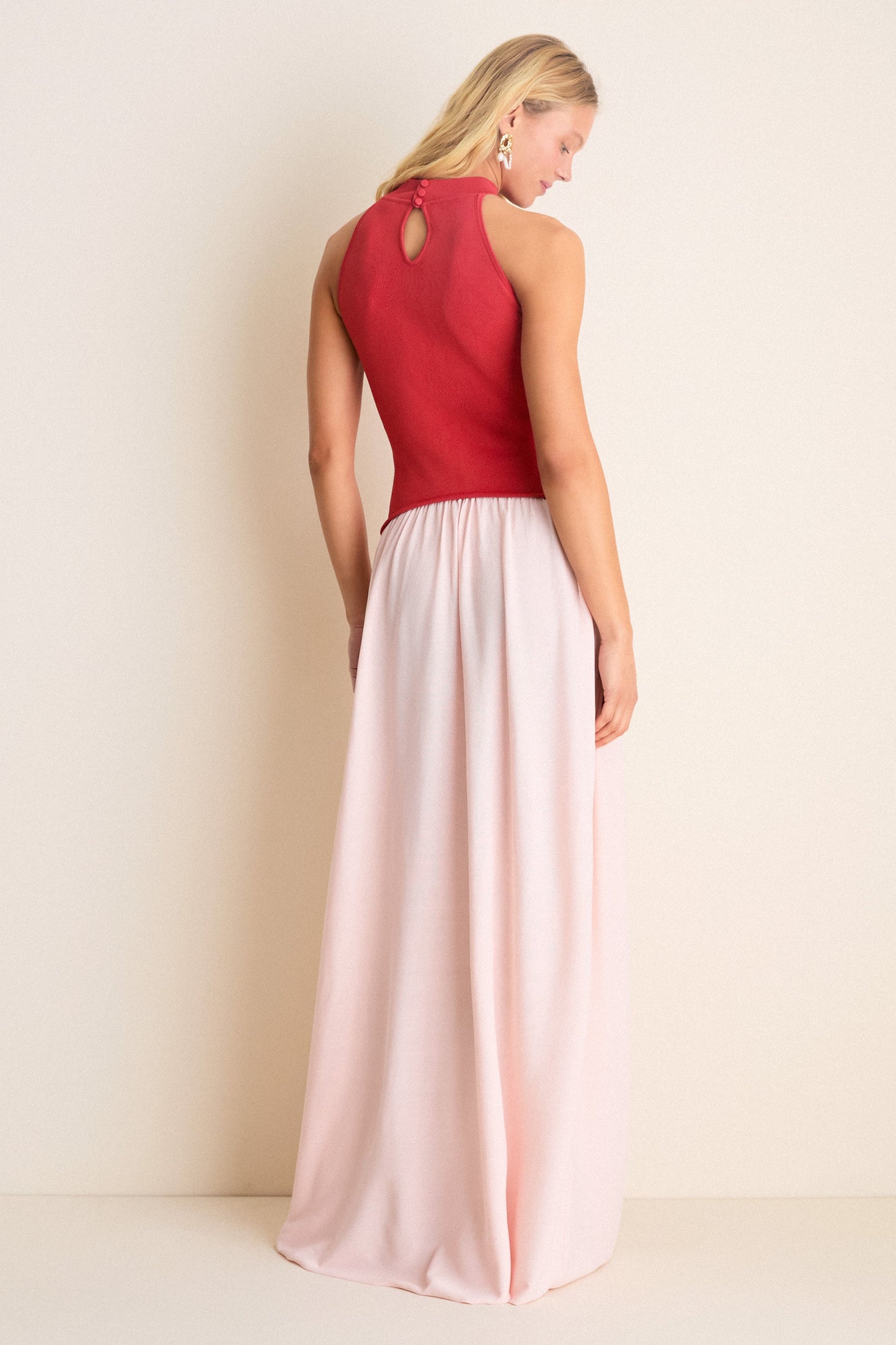 Rooftop Red Isola Maxi Dress