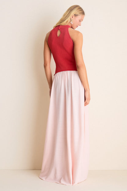 Rooftop Red Isola Maxi Dress