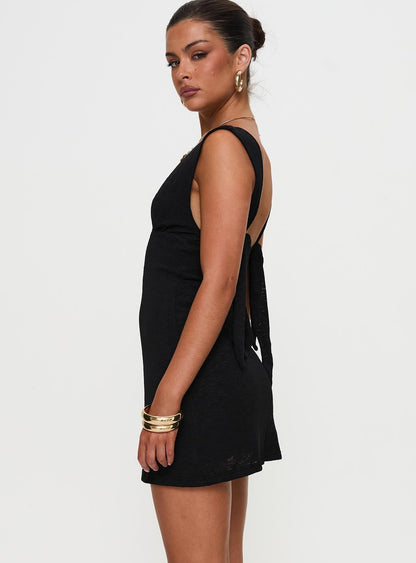 Steward Mini Dress Black