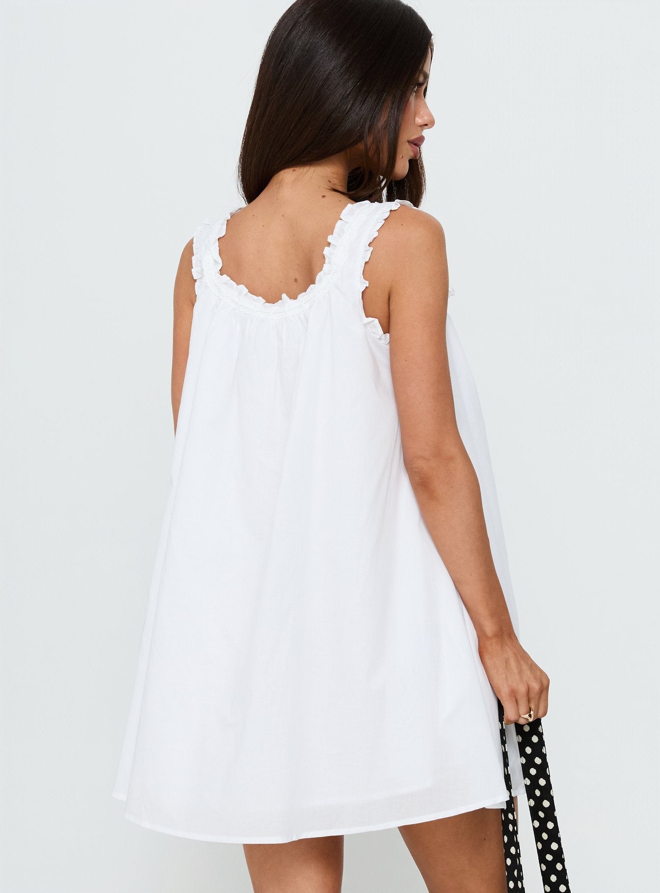 Swing Mini Dress White Petite