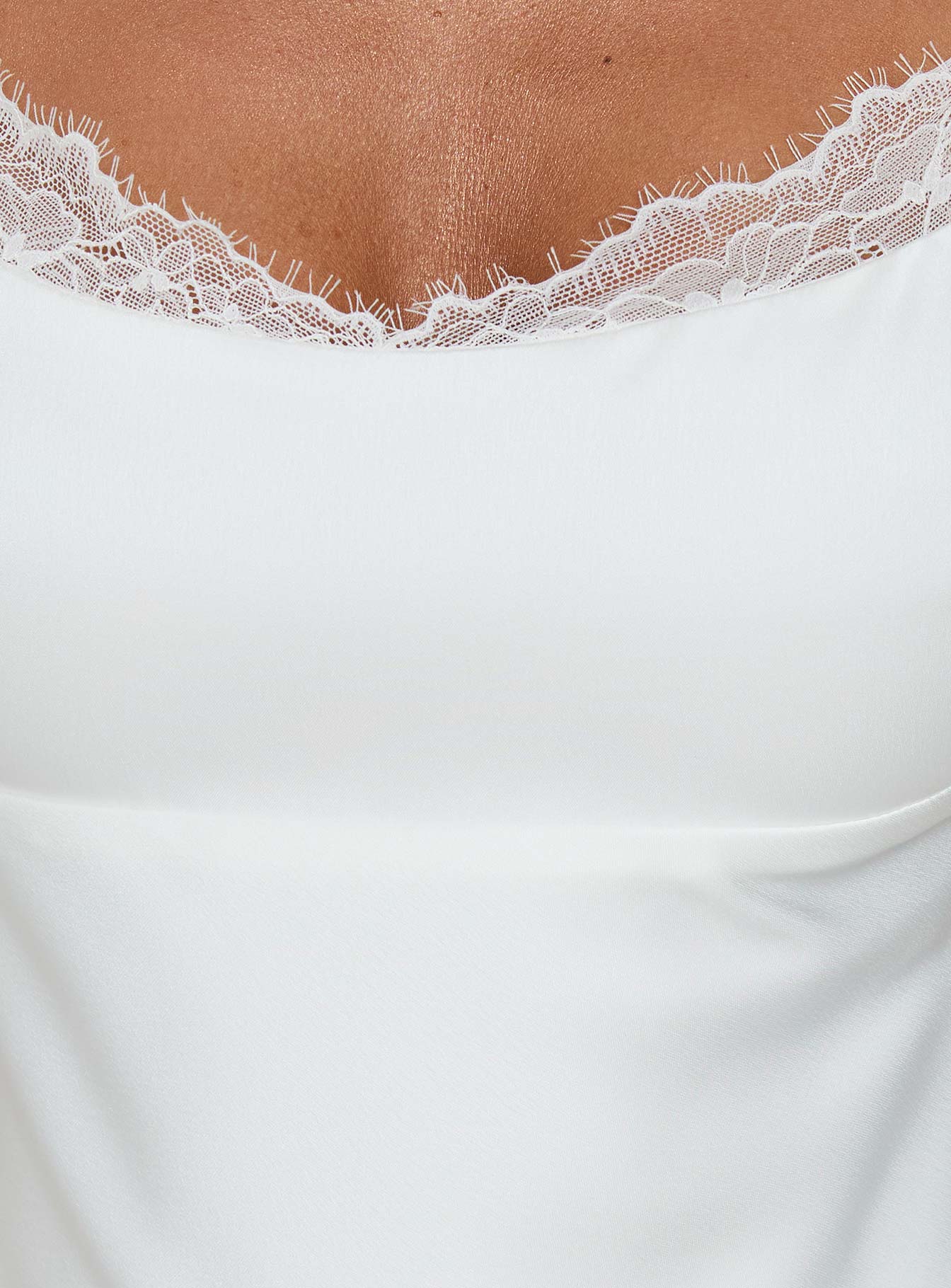 Serabelle Lace Mini Dress White