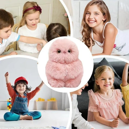 👀Cute AI shy Emotional companionship robot doll bag charm plush toy👜-It can sing, turn its head