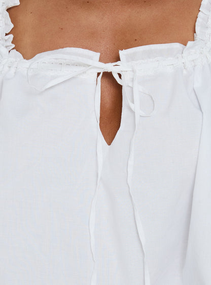 Swing Mini Dress White