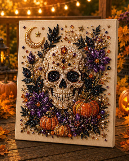 🔥 Laatste dag 60% korting – 👻✨ Halloween Parelkunst DIY Kit – Maak van kleine parels griezelig schattige creaties