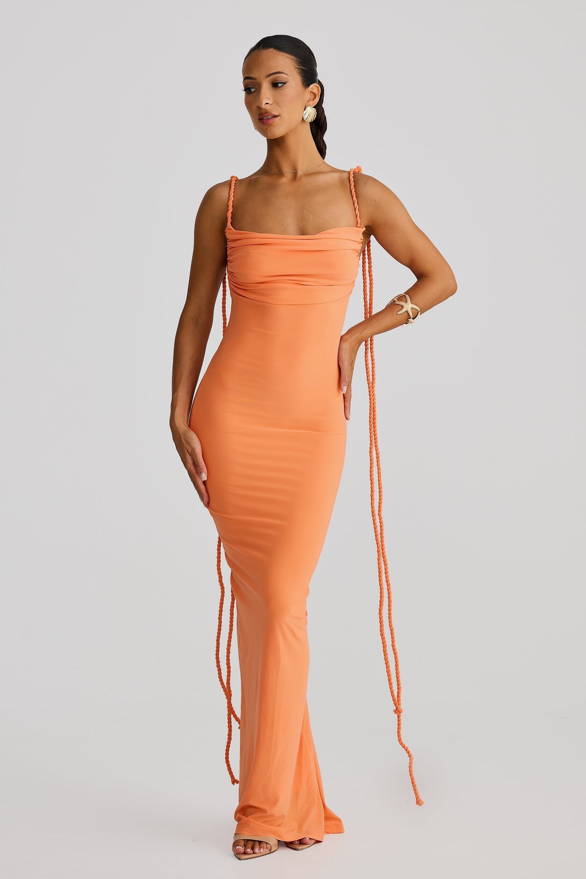 Amora Gown - Papaya