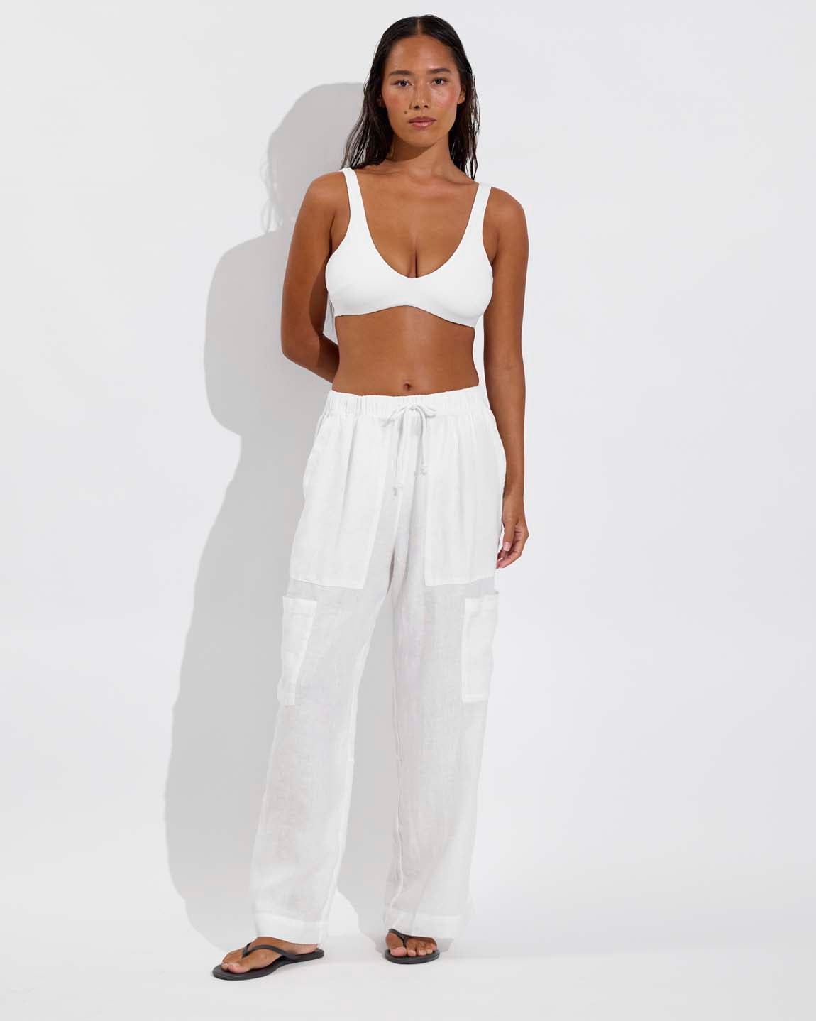 Plunge Top D+ - Coconut