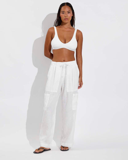Plunge Top D+ - Coconut