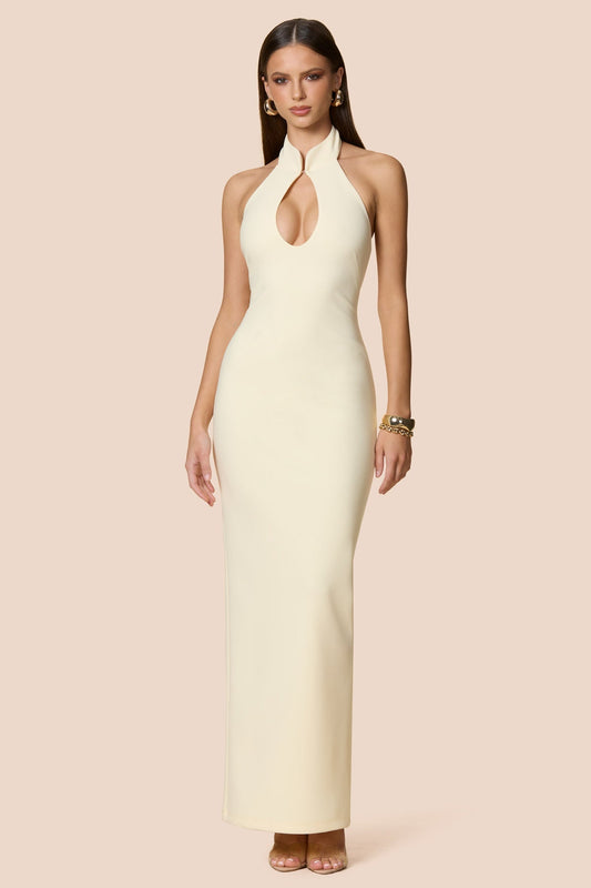 Nookie Harmony Maxi Dress - Pale Lemon