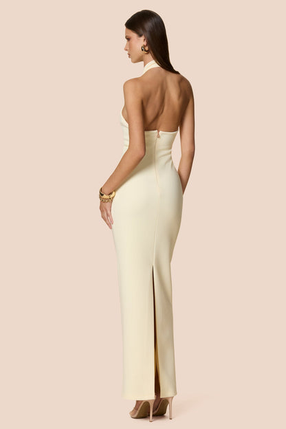 Nookie Harmony Maxi Dress - Pale Lemon