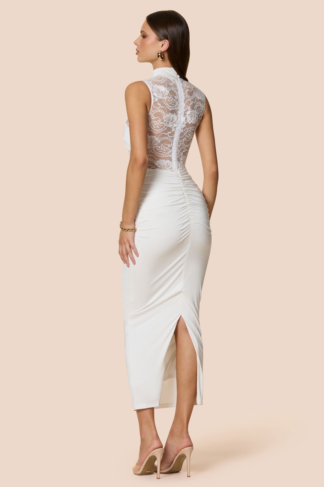 Nookie Rhianna Midi Dress - Ivory