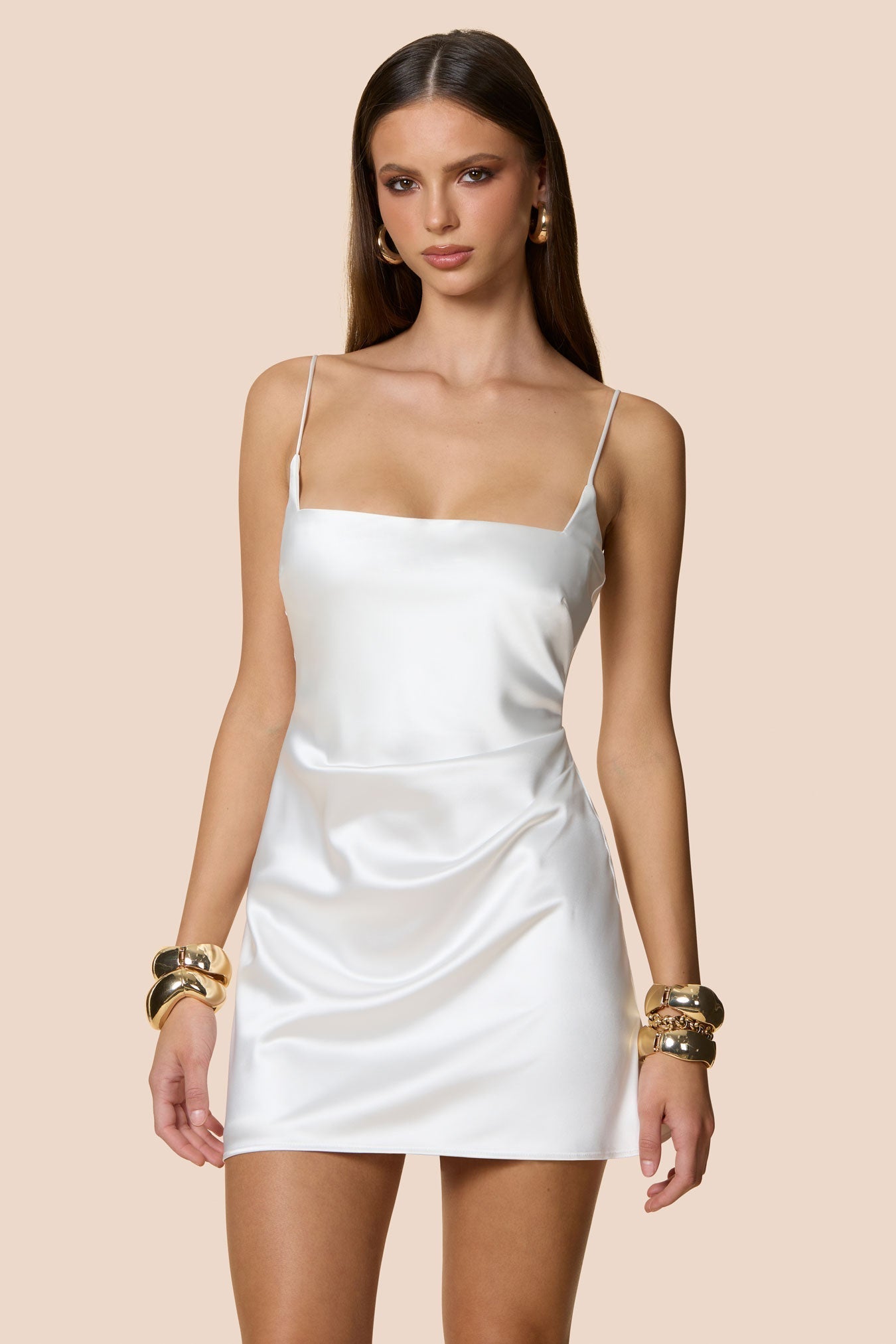 Nookie Valerie Mini Dress - Ivory
