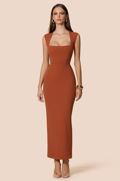 Nookie Savannah Midi Dress - Toffee