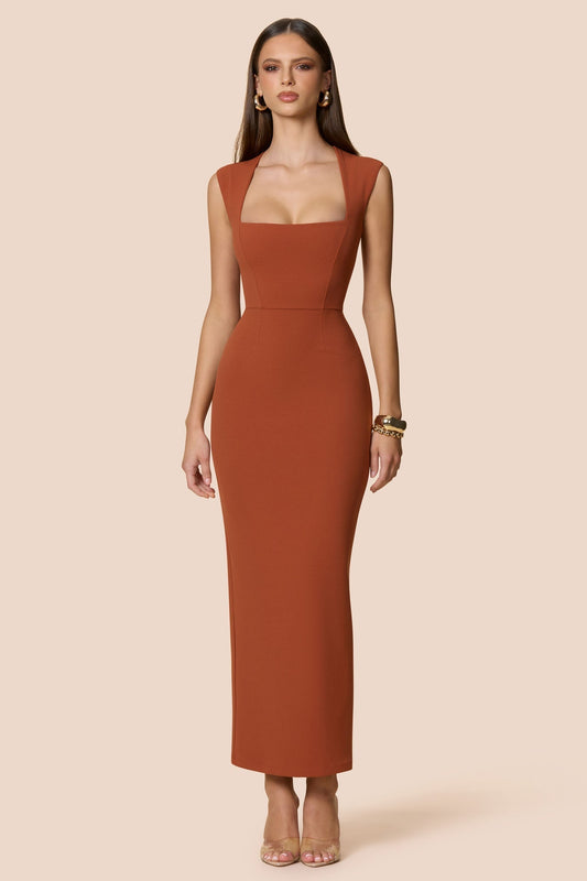 Nookie Savannah Midi Dress - Toffee