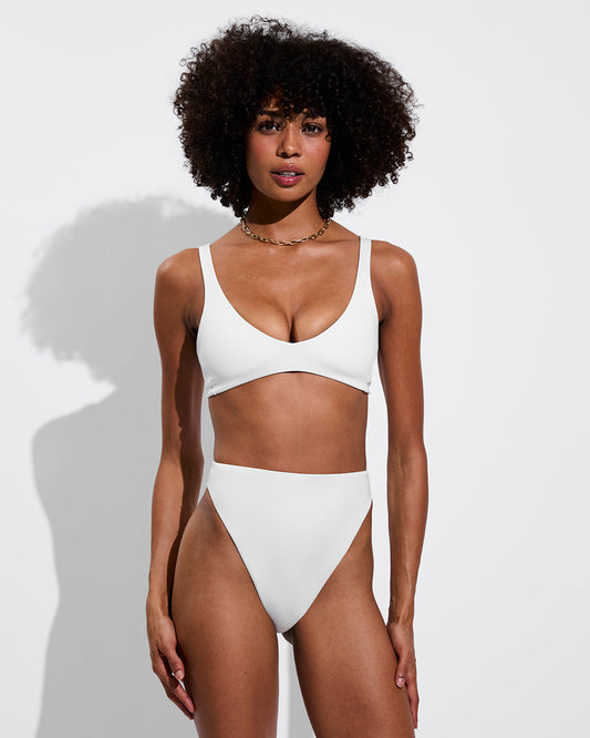 Plunge Top - Coconut
