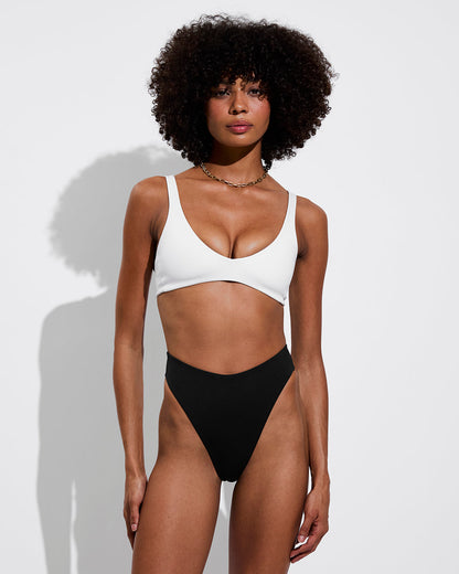 Plunge Top - Coconut