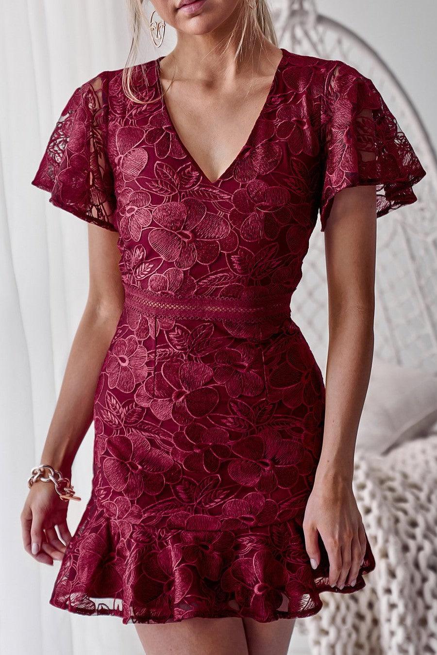 Alexia Dress - Red