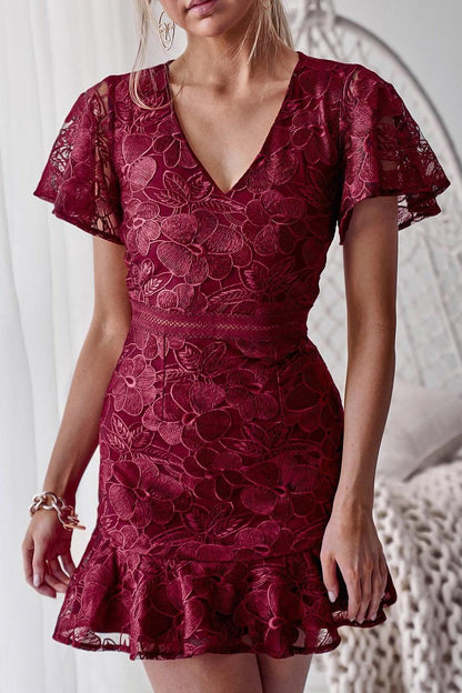 Alexia Dress - Red