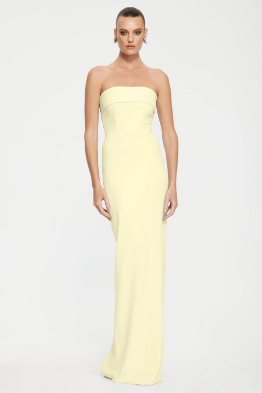 Monroe Gown - Lemon