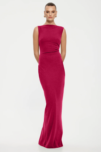 Verona Gown - Raspberry