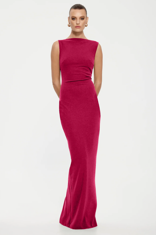 Verona Gown - Raspberry