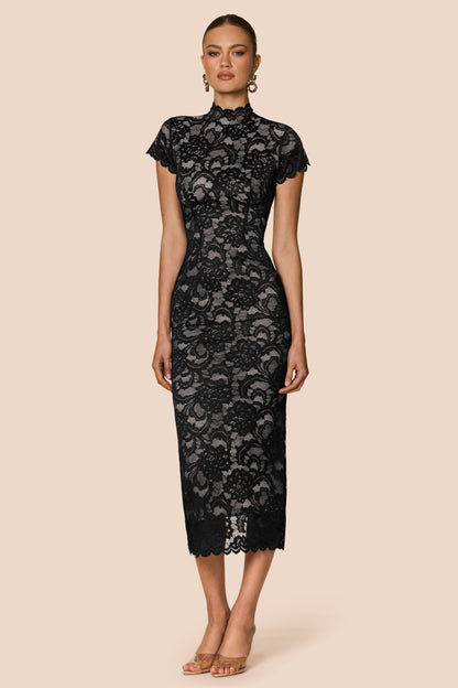 Nookie Alessia Midi Dress - Black