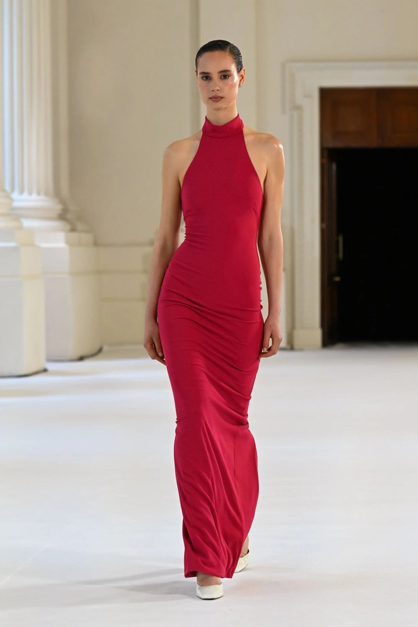 Rhi Gown - Raspberry
