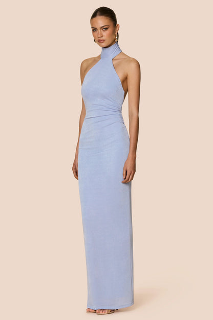 Nookie Crush Halter Gown - Lavendar