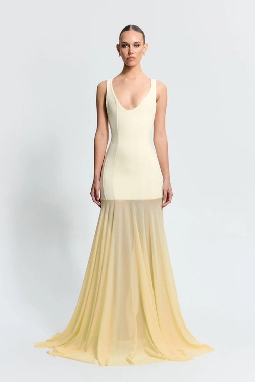 Odessa Gown - Lemon