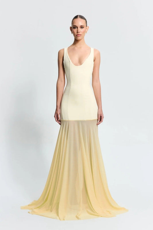 Odessa Gown - Lemon