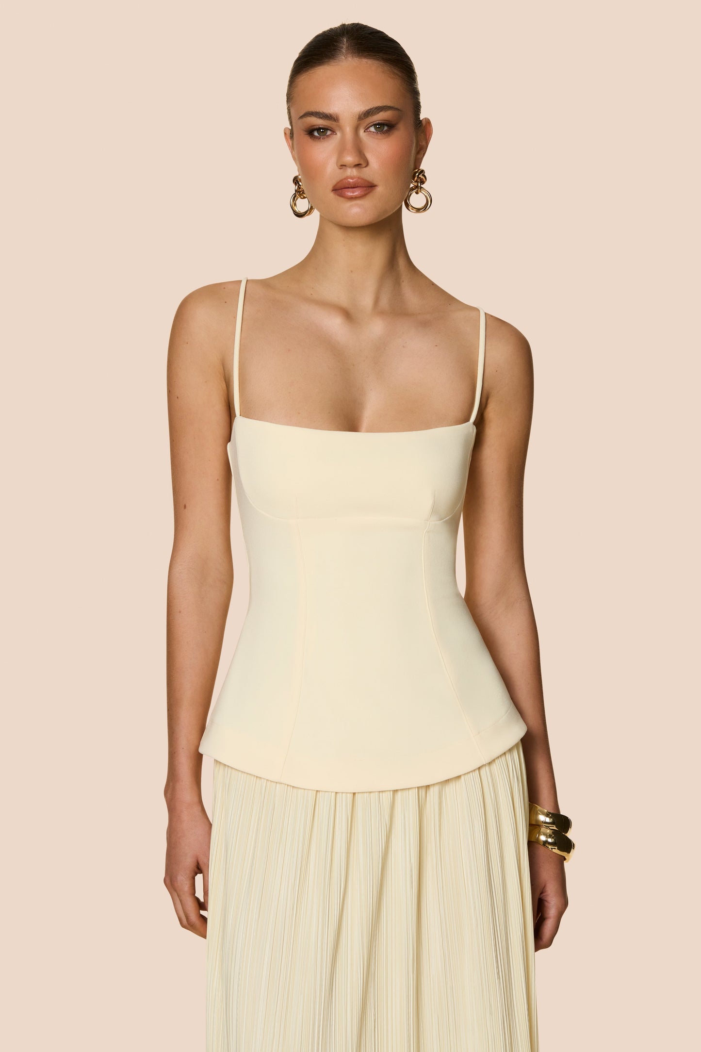 Nookie Darling Maxi Dress - Lemon