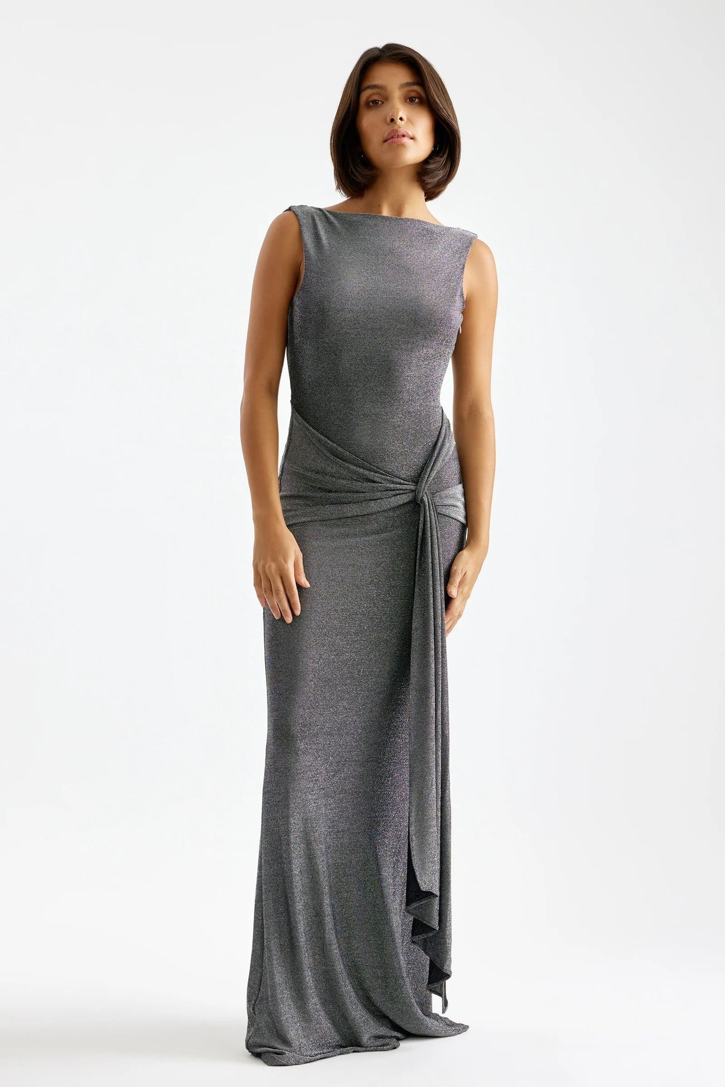 Nahla Dress - Silver