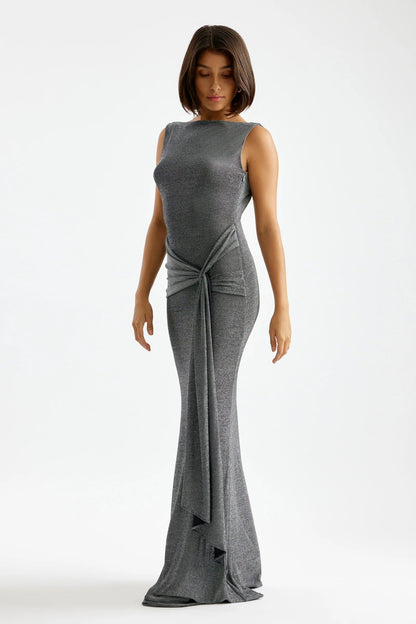 Nahla Dress - Silver