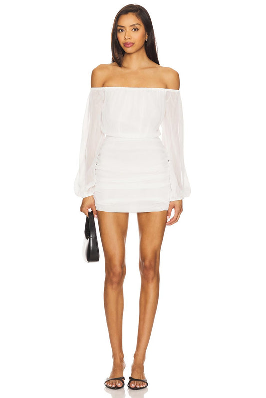 Allena Mini Dress - White