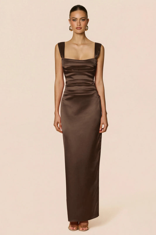 Nookie Dream Gown - Chocolate