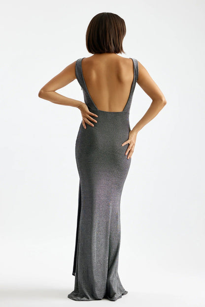 Nahla Dress - Silver