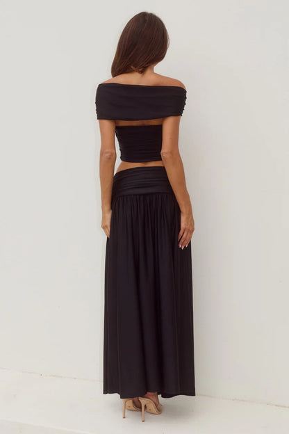 Nivali Maxi Skirt - Black