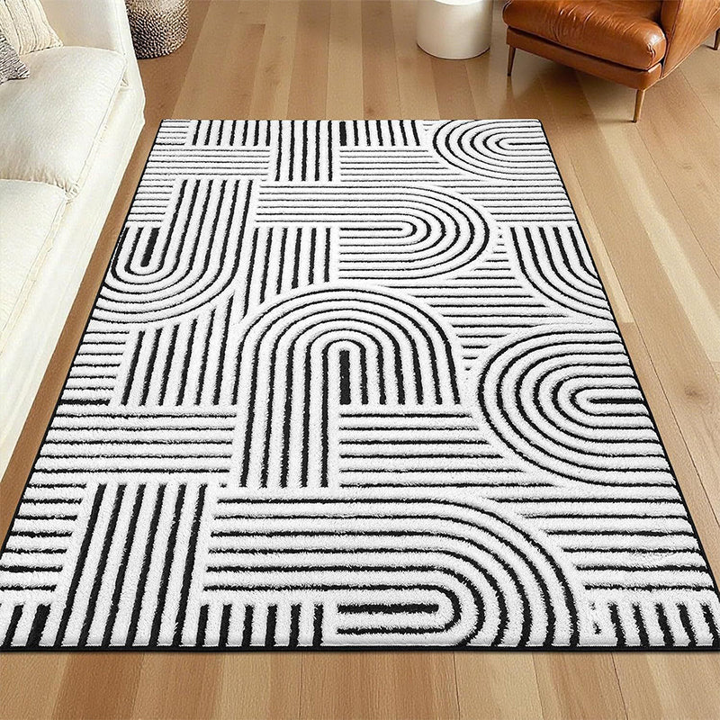 Soft Arch Pattern Area Rug