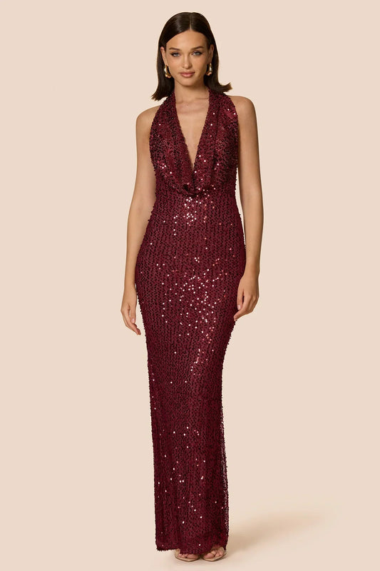 Nookie Suri Gown - Wine